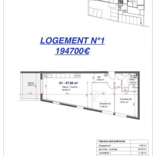  Agence du Casino Transaction : Appartement | NIMES (30000) | 45 m2 | 161 700 € 