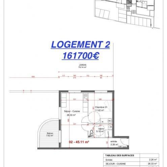  Agence du Casino Transaction : Appartement | NIMES (30000) | 45 m2 | 161 700 € 