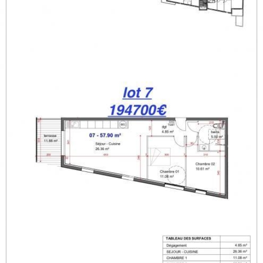  Agence du Casino Transaction : Appartement | NIMES (30000) | 57 m2 | 194 700 € 