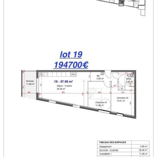  Agence du Casino Transaction : Appartement | NIMES (30000) | 77 m2 | 259 600 € 