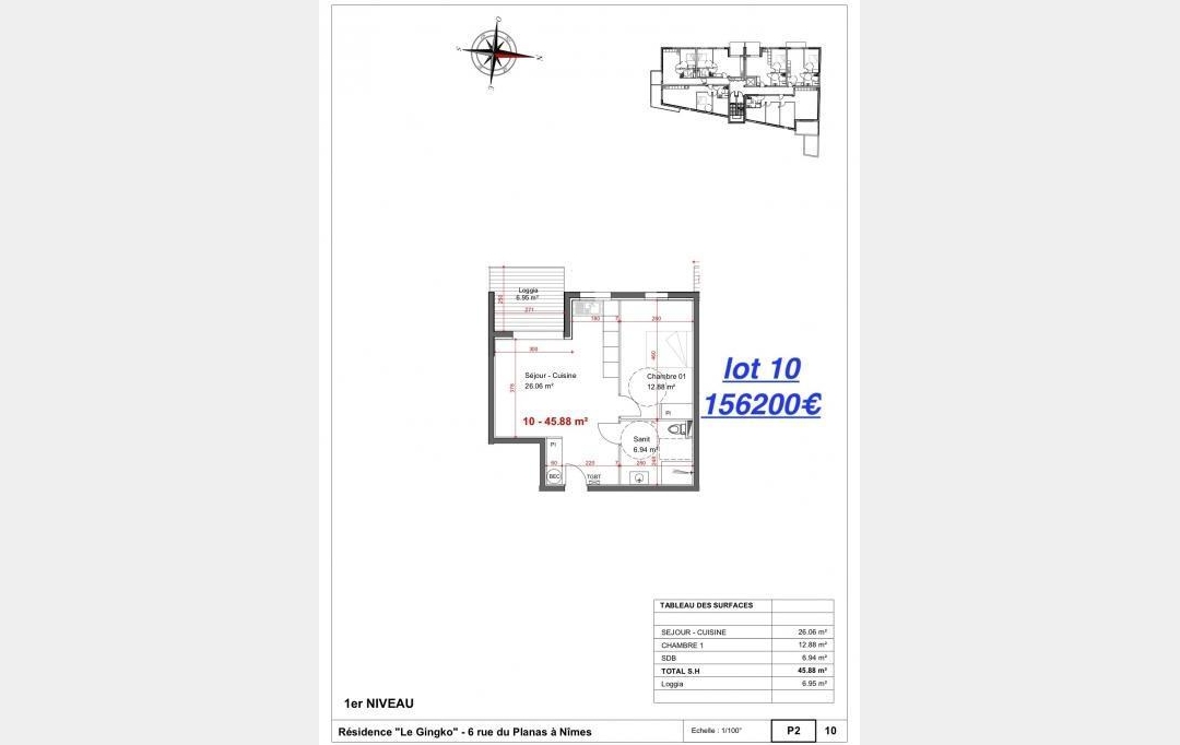 Agence du Casino Transaction : Appartement | NIMES (30000) | 57 m2 | 194 700 € 