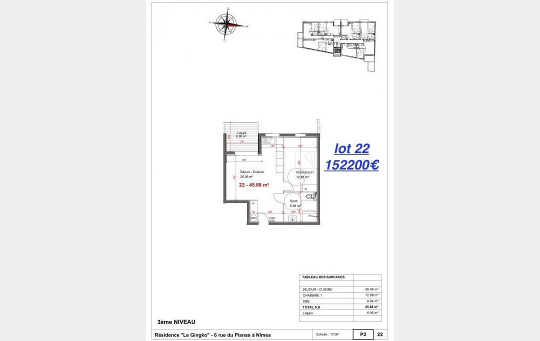 Agence du Casino Transaction : Appartement | NIMES (30000) | 77 m2 | 259 600 € 